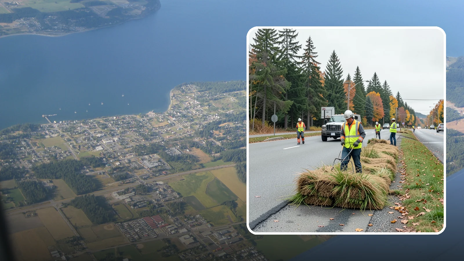 Roadside Mowing in Coupeville, Island County, WA - Scheduled roadside mowing that keeps municipal travel lanes, shoulders, and sight corridors clear for Western Washington agencies.