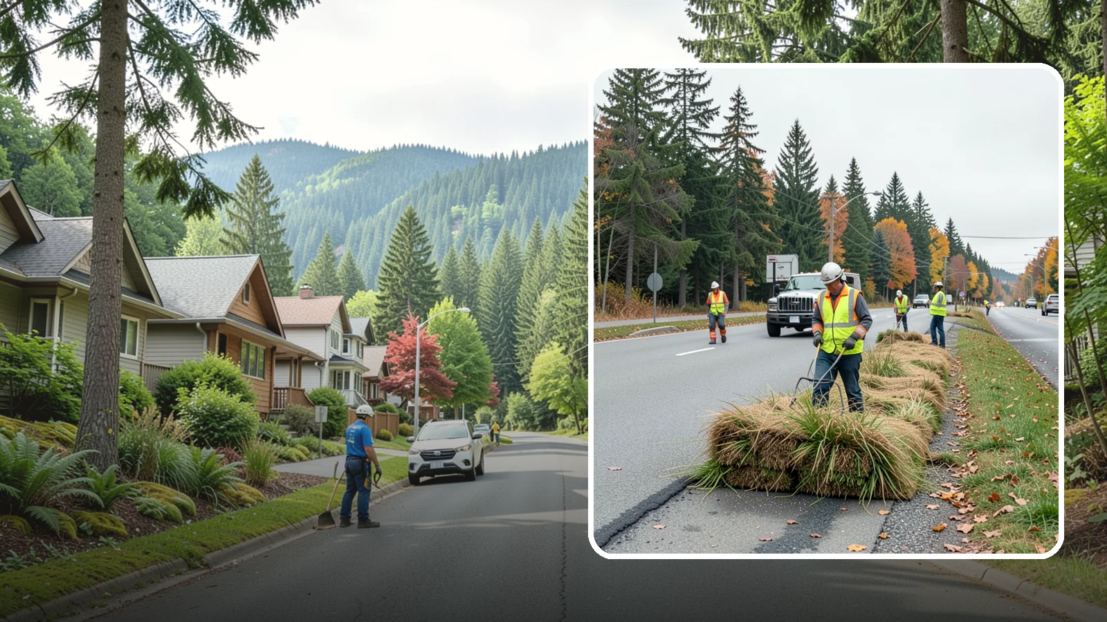 Roadside Mowing in Darrington, Snohomish County, WA - Scheduled roadside mowing that keeps municipal travel lanes, shoulders, and sight corridors clear for Western Washington agencies.