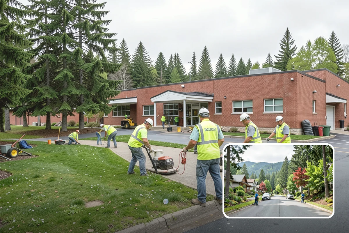 Roadside Mowing in Darrington, Snohomish County, WA - Maintains clear sight distance at curves, driveways, and intersections