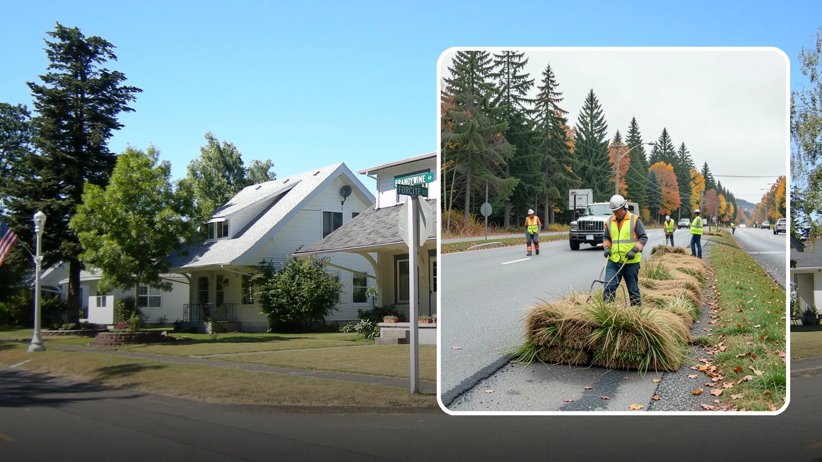 Roadside Mowing in DuPont, Pierce County, WA - Scheduled roadside mowing that keeps municipal travel lanes, shoulders, and sight corridors clear for Western Washington agencies.