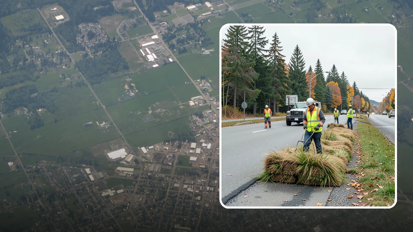Roadside Mowing in Enumclaw, King County, WA - Scheduled roadside mowing that keeps municipal travel lanes, shoulders, and sight corridors clear for Western Washington agencies.