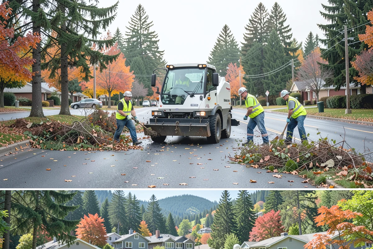 Roadside Mowing in Fircrest, Pierce County, WA - Primary mowing demand runs from late April through October, with the heaviest growth flush during the warm, rain-fed months of...