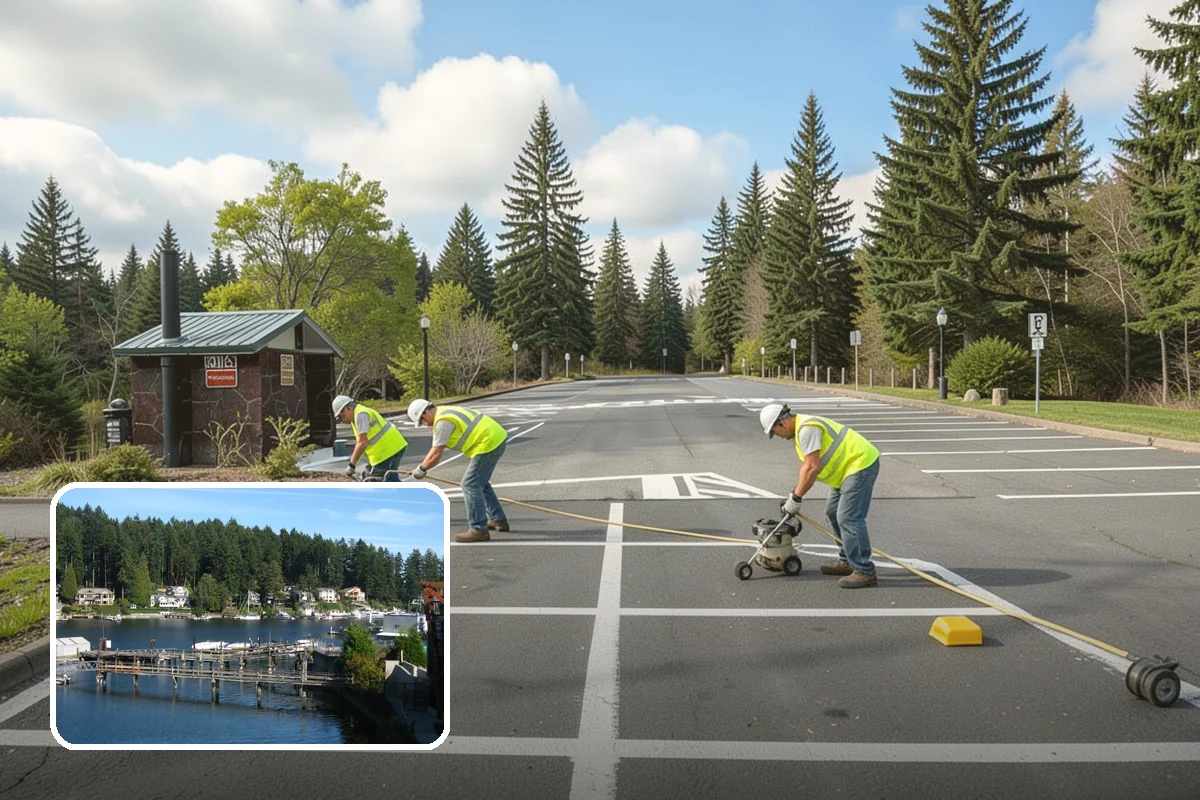 Roadside Mowing in Gig Harbor, Pierce County, WA - Maintains clear sight distance at curves, driveways, and intersections