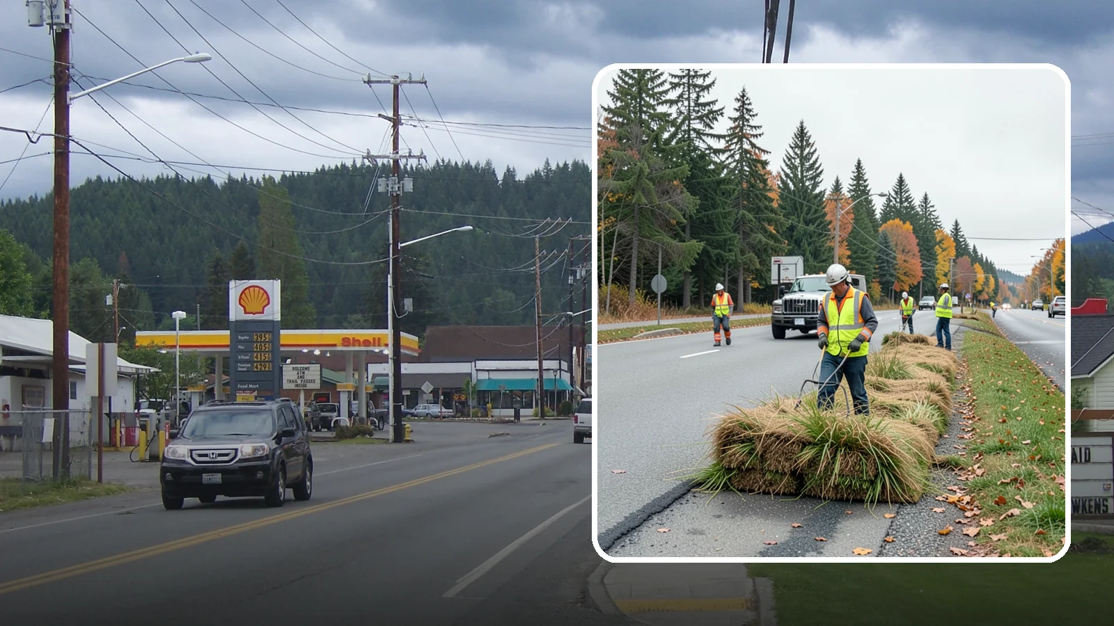 Roadside Mowing in Granite Falls, Snohomish County, WA - Scheduled roadside mowing that keeps municipal travel lanes, shoulders, and sight corridors clear for Western Washington agencies.
