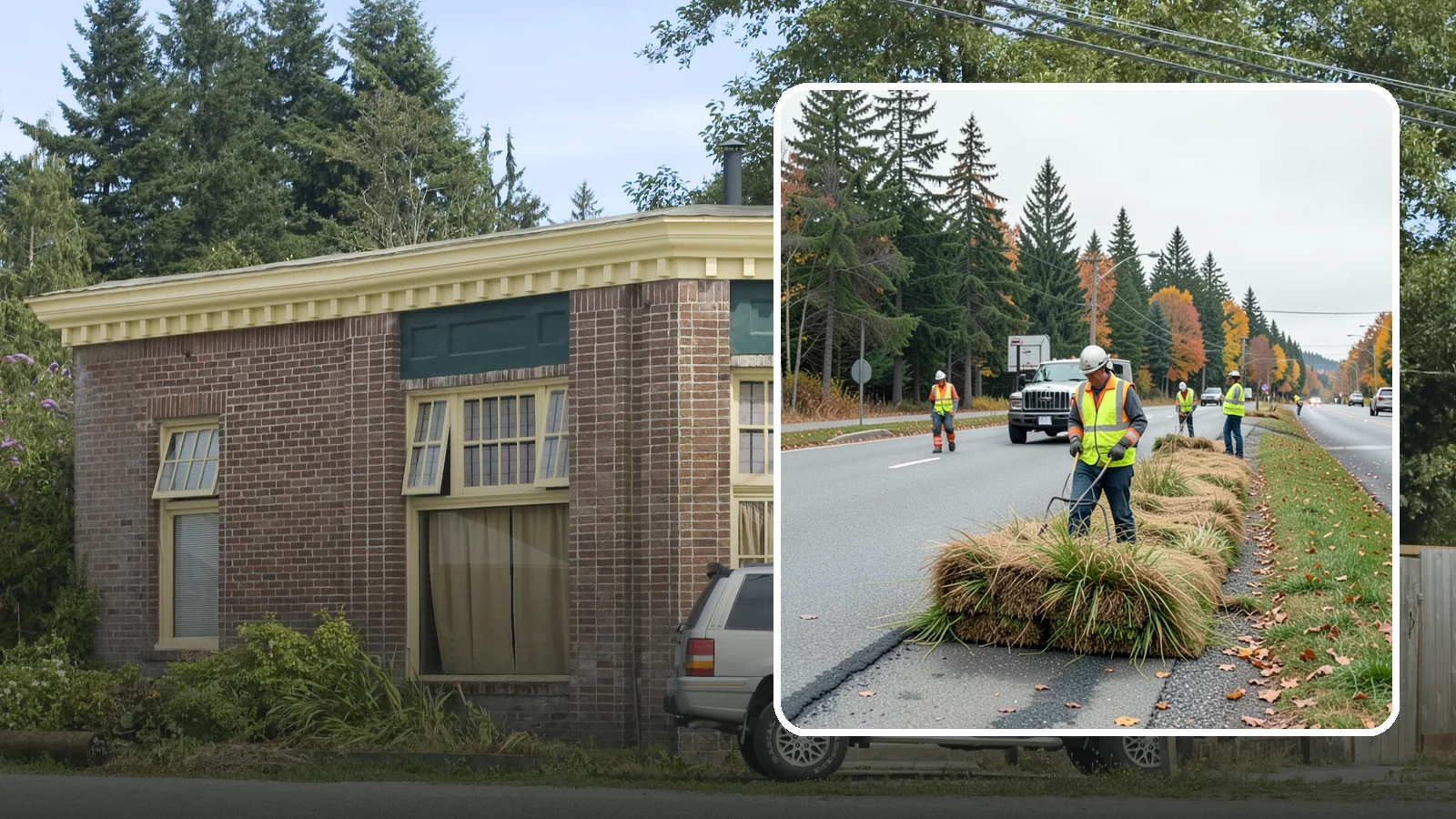 Roadside Mowing in Hamilton, Skagit County, WA - Scheduled roadside mowing that keeps municipal travel lanes, shoulders, and sight corridors clear for Western Washington agencies.