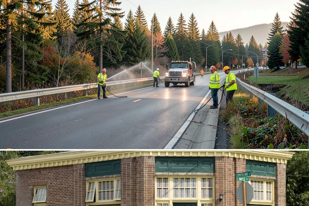 Roadside Mowing in Hamilton, Skagit County, WA - Primary mowing demand runs from late April through October, with the heaviest growth flush during the warm, rain-fed months of...