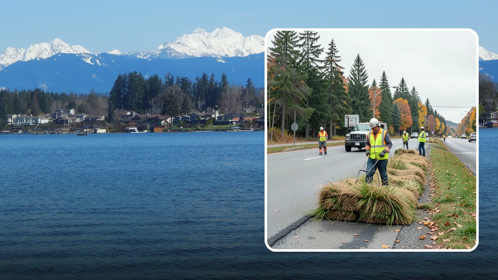 Roadside Mowing in Lake Stevens, Snohomish County, WA - Scheduled roadside mowing that keeps municipal travel lanes, shoulders, and sight corridors clear for Western Washington agencies.