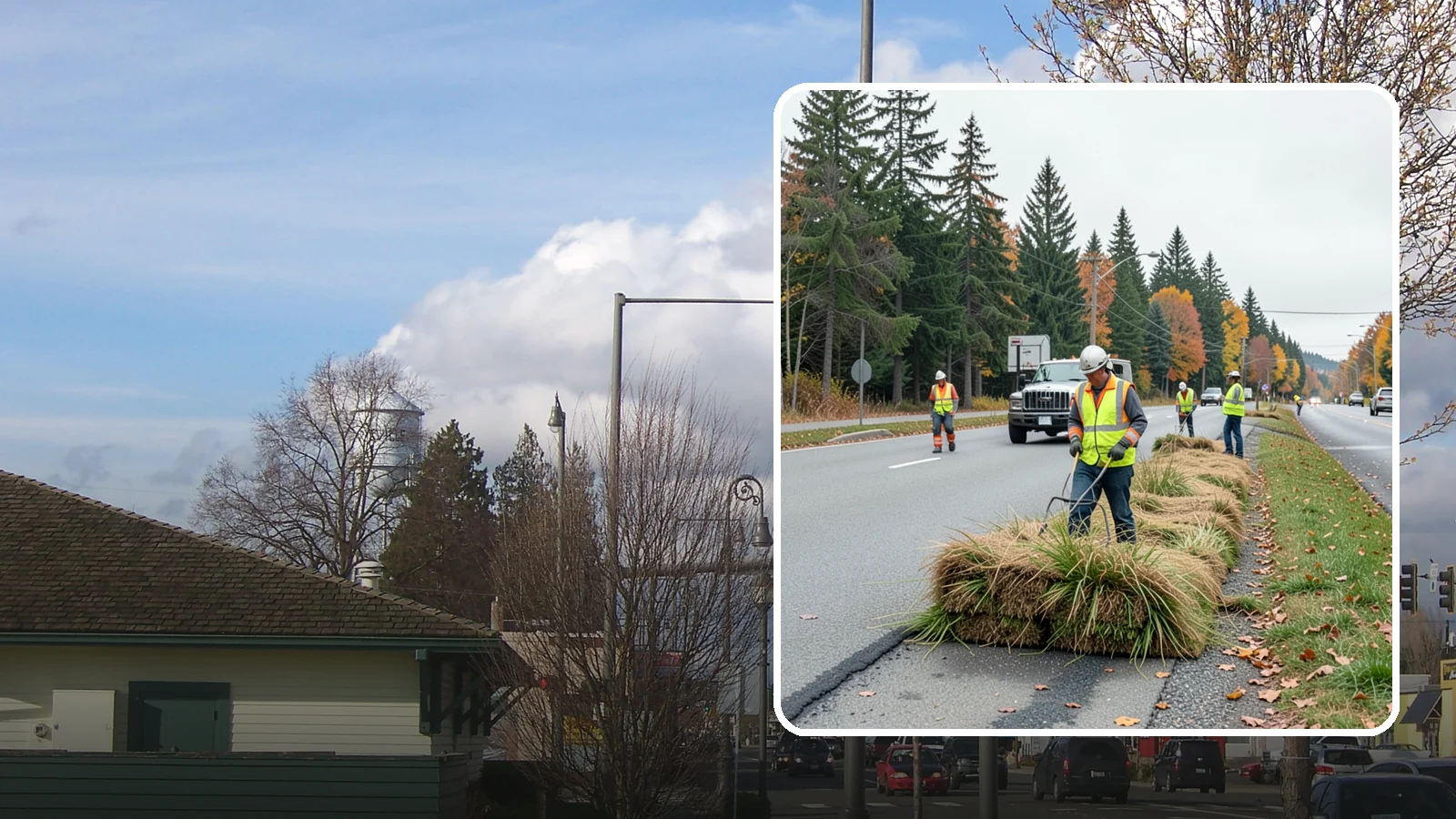 Roadside Mowing in Marysville, Snohomish County, WA - Scheduled roadside mowing that keeps municipal travel lanes, shoulders, and sight corridors clear for Western Washington agencies.