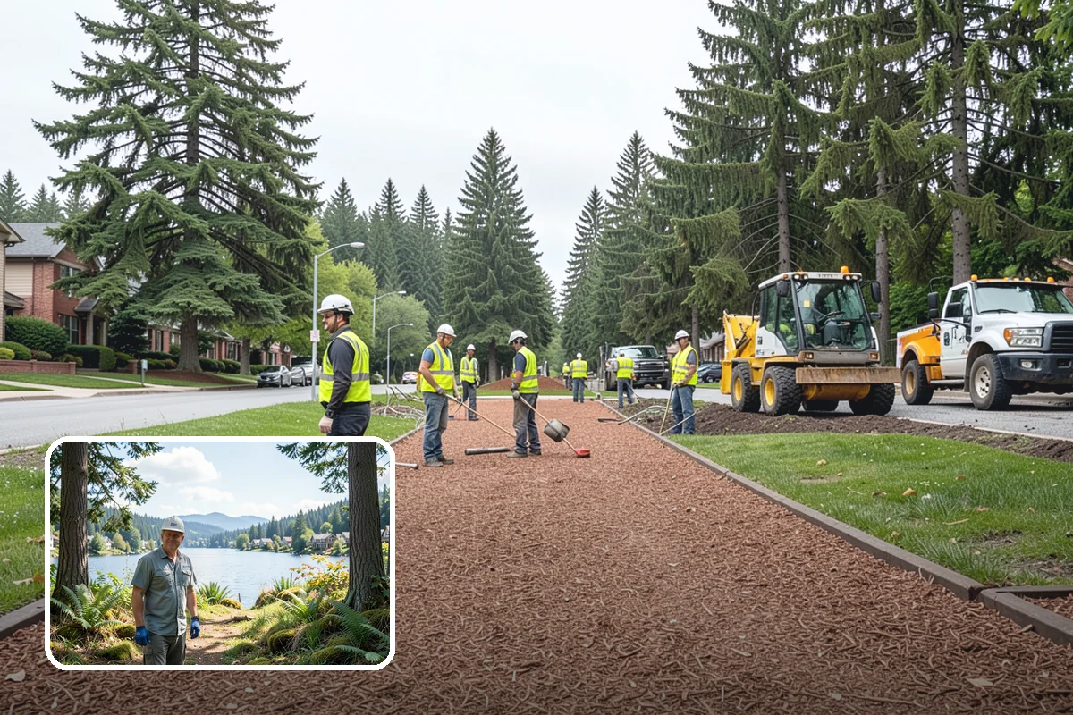 Roadside Mowing in Milton, King County, WA - Maintains clear sight distance at curves, driveways, and intersections