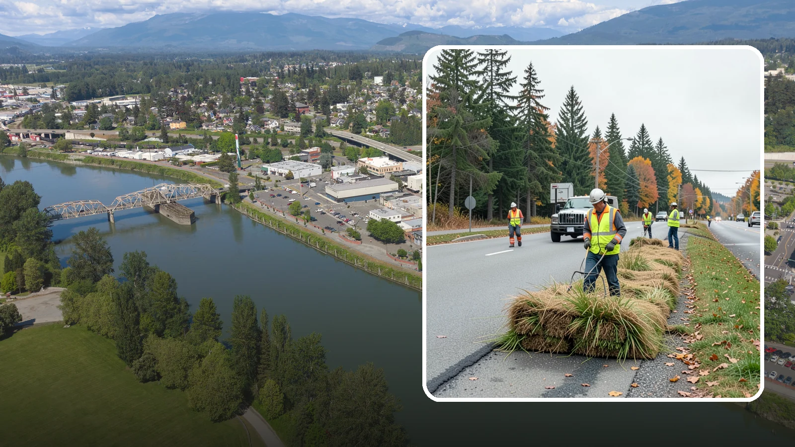 Roadside Mowing in Mount Vernon, Skagit County, WA - Scheduled roadside mowing that keeps municipal travel lanes, shoulders, and sight corridors clear for Western Washington agencies.