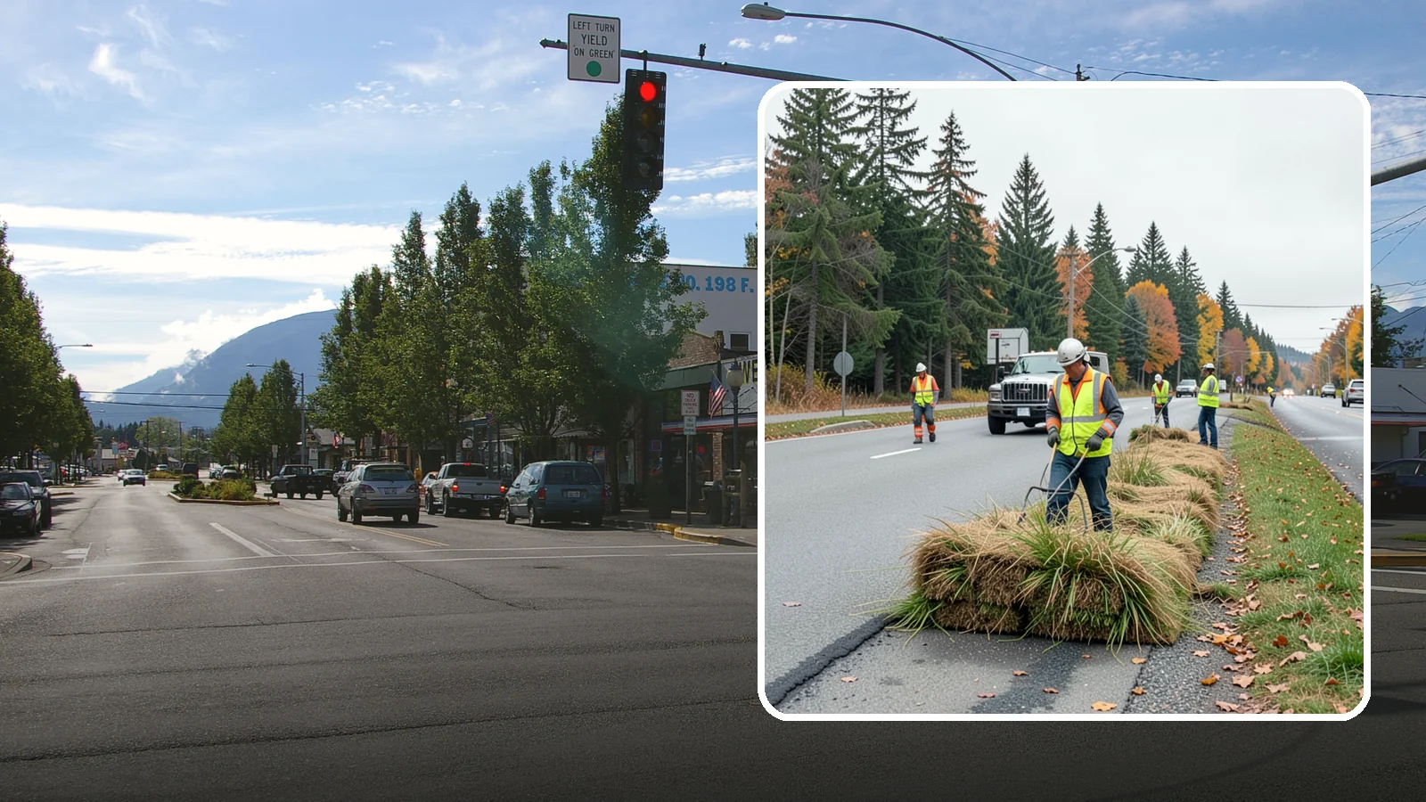 Roadside Mowing in North Bend, King County, WA - Scheduled roadside mowing that keeps municipal travel lanes, shoulders, and sight corridors clear for Western Washington agencies.