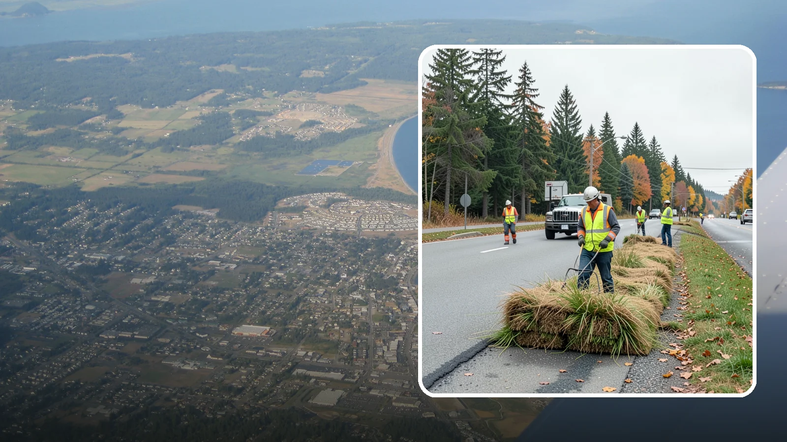 Roadside Mowing in Oak Harbor, Island County, WA - Scheduled roadside mowing that keeps municipal travel lanes, shoulders, and sight corridors clear for Western Washington agencies.