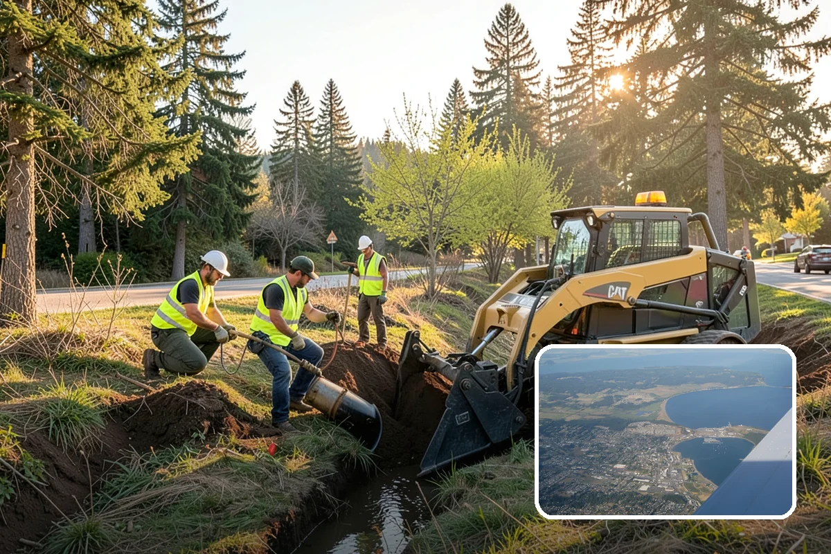 Roadside Mowing in Oak Harbor, Island County, WA - Maintains clear sight distance at curves, driveways, and intersections