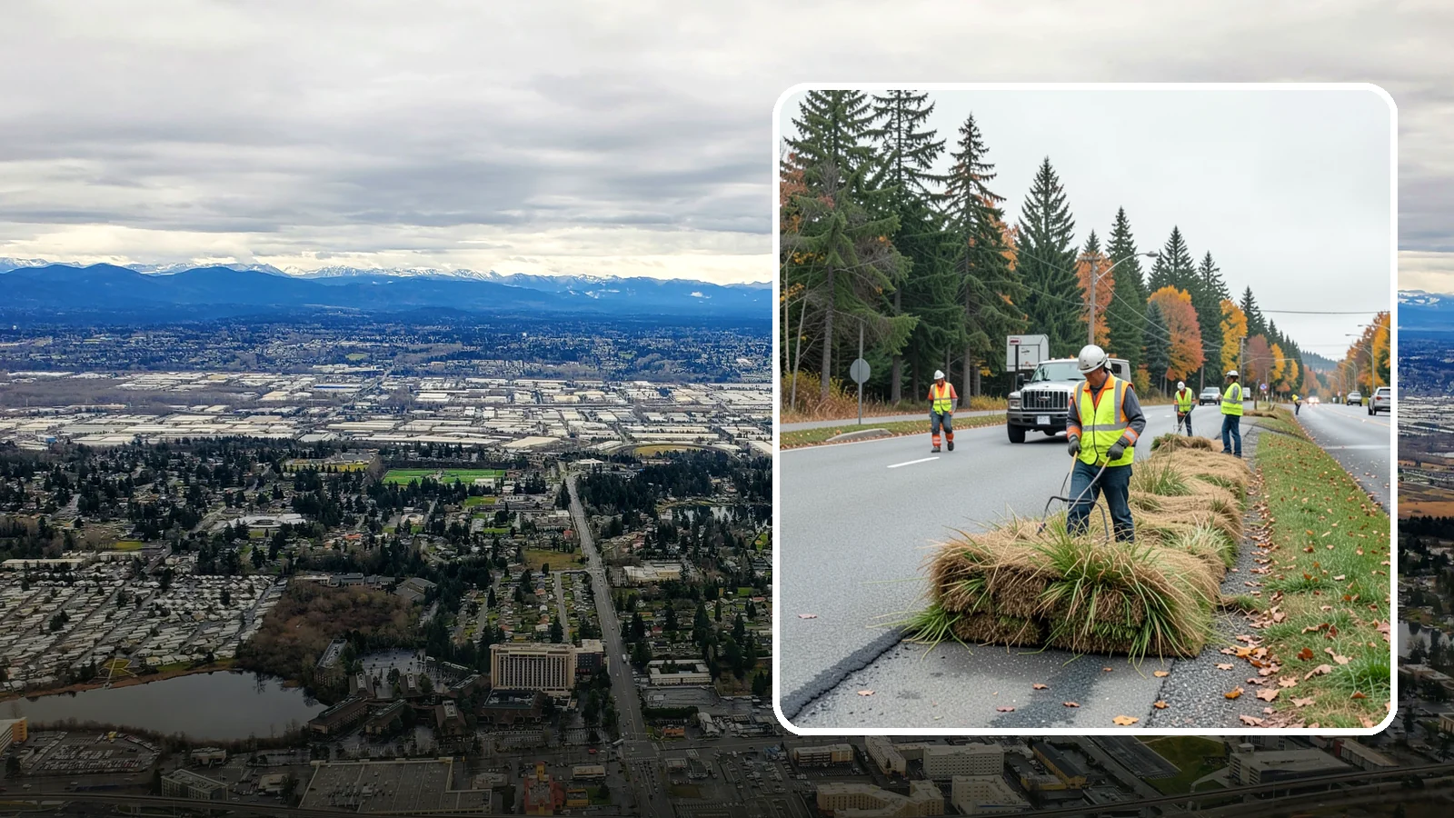 Roadside Mowing in SeaTac, King County, WA - Scheduled roadside mowing that keeps municipal travel lanes, shoulders, and sight corridors clear for Western Washington agencies.