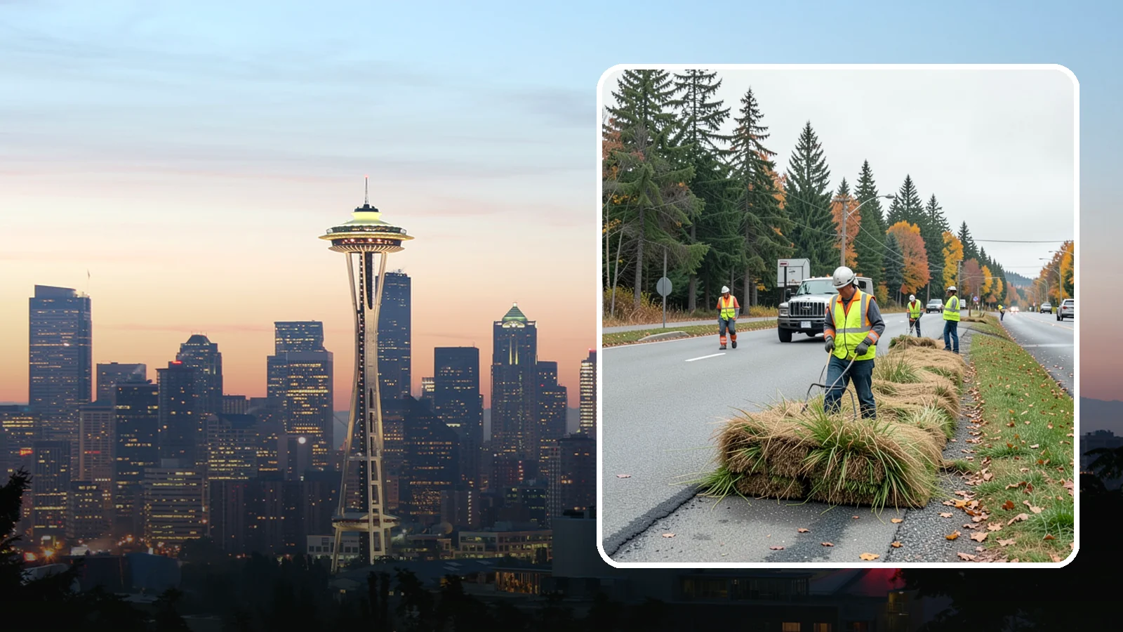 Roadside Mowing in Seattle, King County, WA - Scheduled roadside mowing that keeps municipal travel lanes, shoulders, and sight corridors clear for Western Washington agencies.
