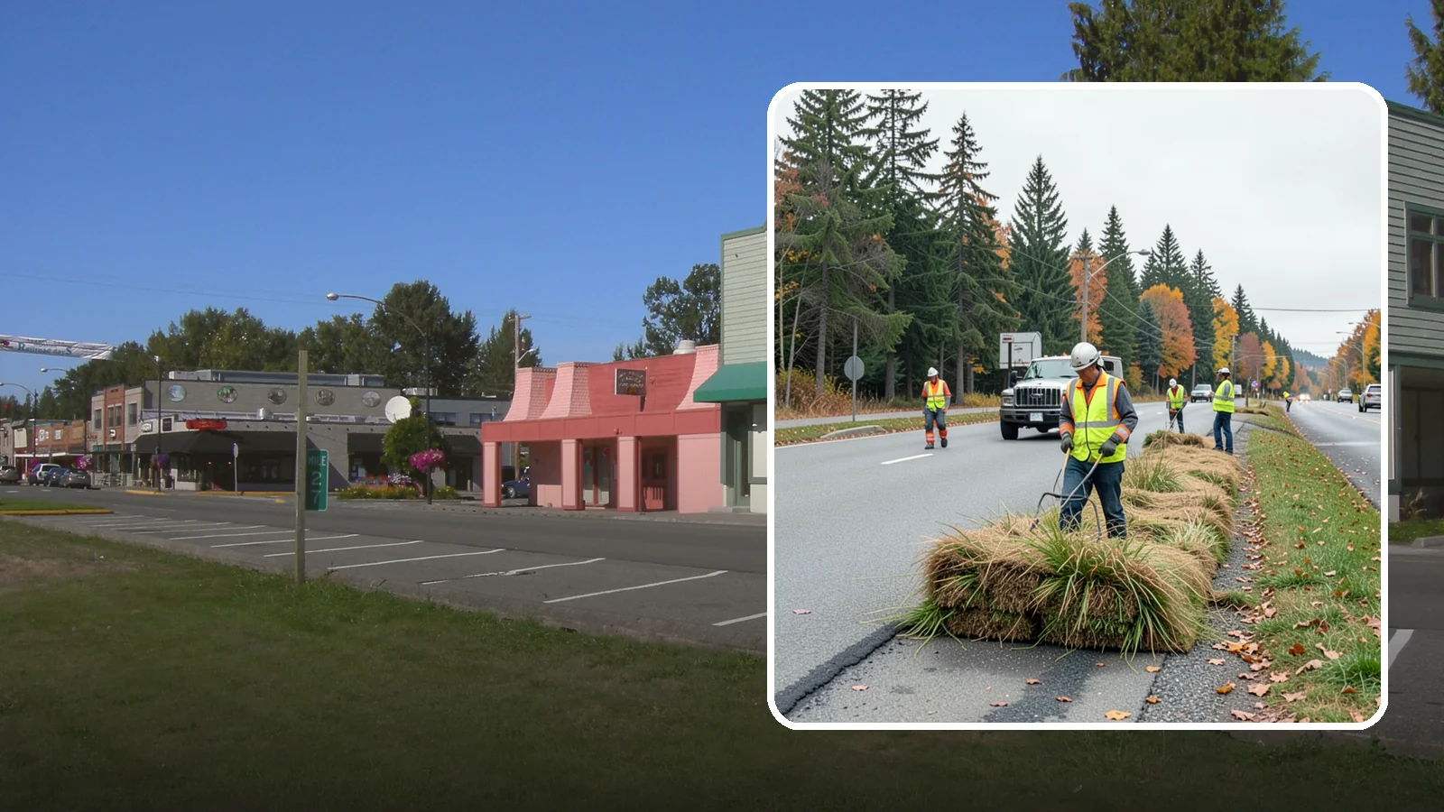 Roadside Mowing in Snoqualmie, King County, WA - Scheduled roadside mowing that keeps municipal travel lanes, shoulders, and sight corridors clear for Western Washington agencies.