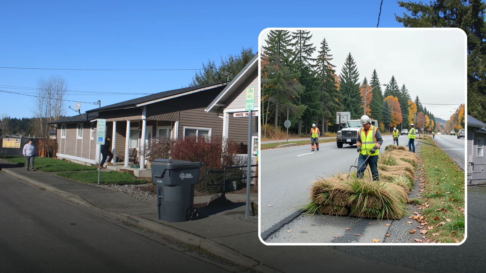 Roadside Mowing in South Prairie, Pierce County, WA - Scheduled roadside mowing that keeps municipal travel lanes, shoulders, and sight corridors clear for Western Washington agencies.