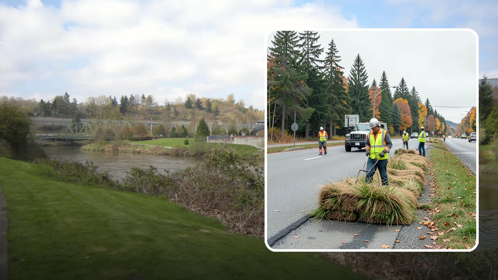 Roadside Mowing in Tukwila, King County, WA - Scheduled roadside mowing that keeps municipal travel lanes, shoulders, and sight corridors clear for Western Washington agencies.