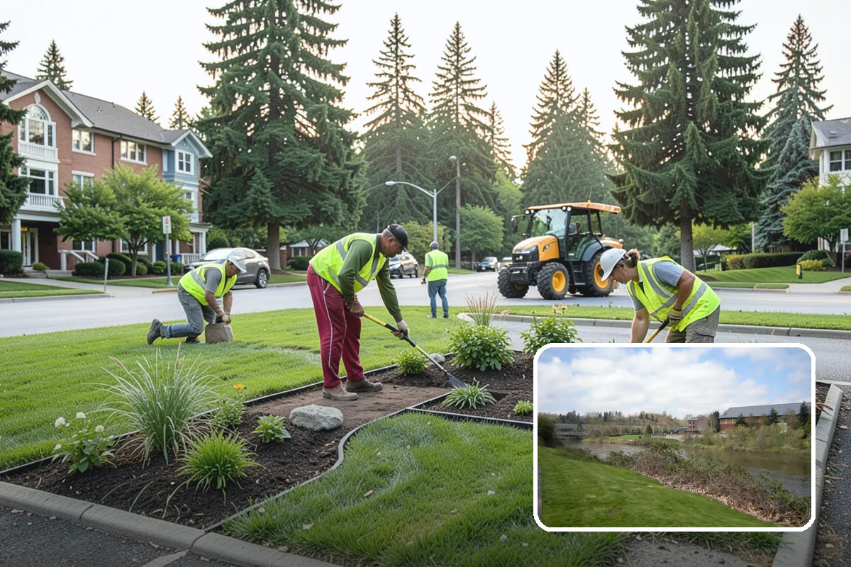 Roadside Mowing in Tukwila, King County, WA - Maintains clear sight distance at curves, driveways, and intersections