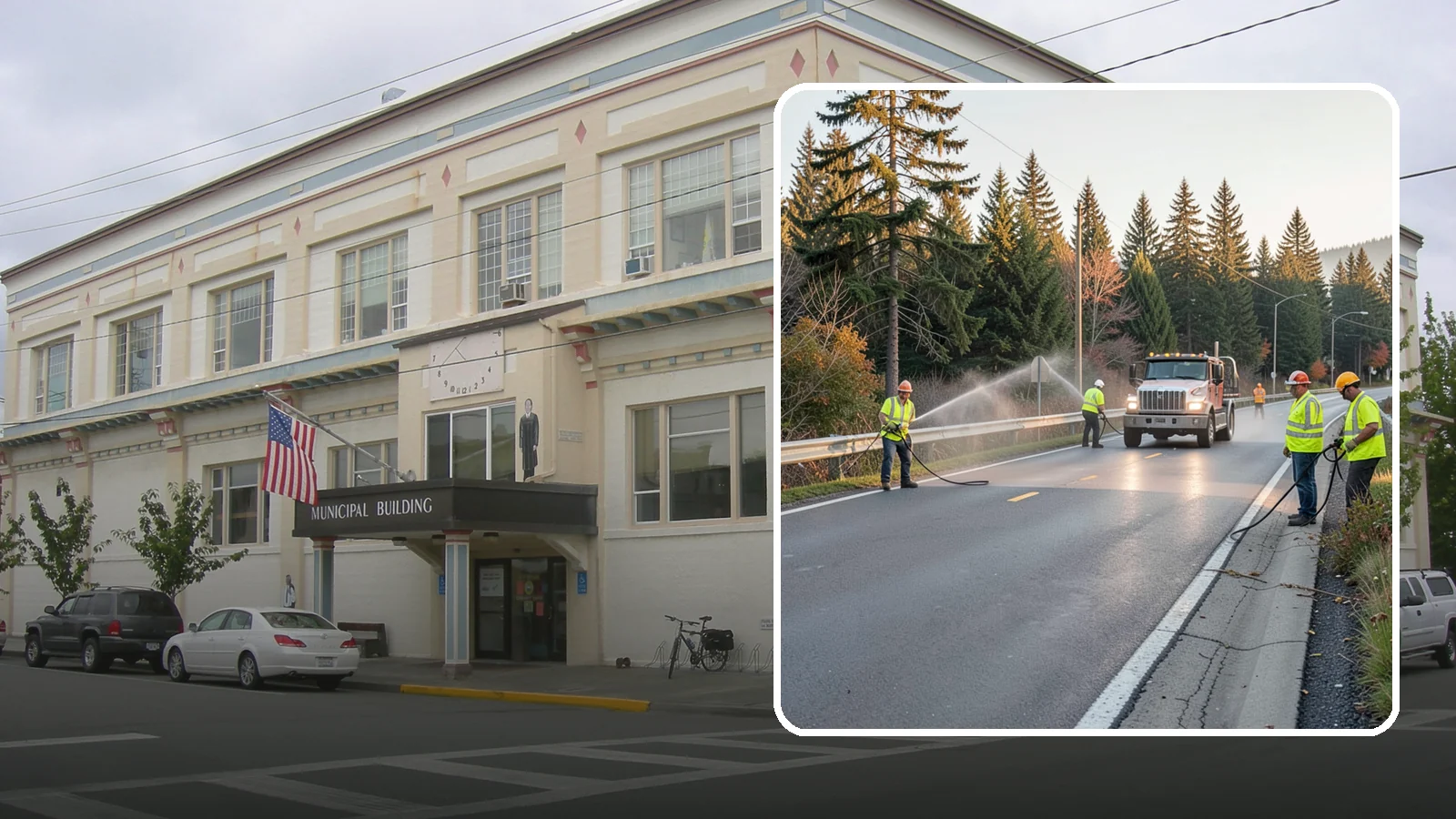 Roadside Spraying in Anacortes, Skagit County, WA - Vegetation suppression along road shoulders, guardrails, and rights-of-way to preserve sight lines and drainage function.