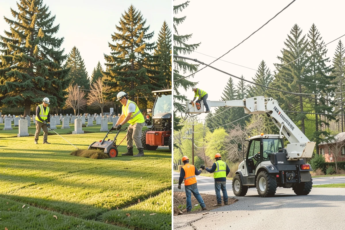 Roadside Spraying in Bellevue, King County, WA - Survey the route and flag guardrail, sign, and drainage priority segments