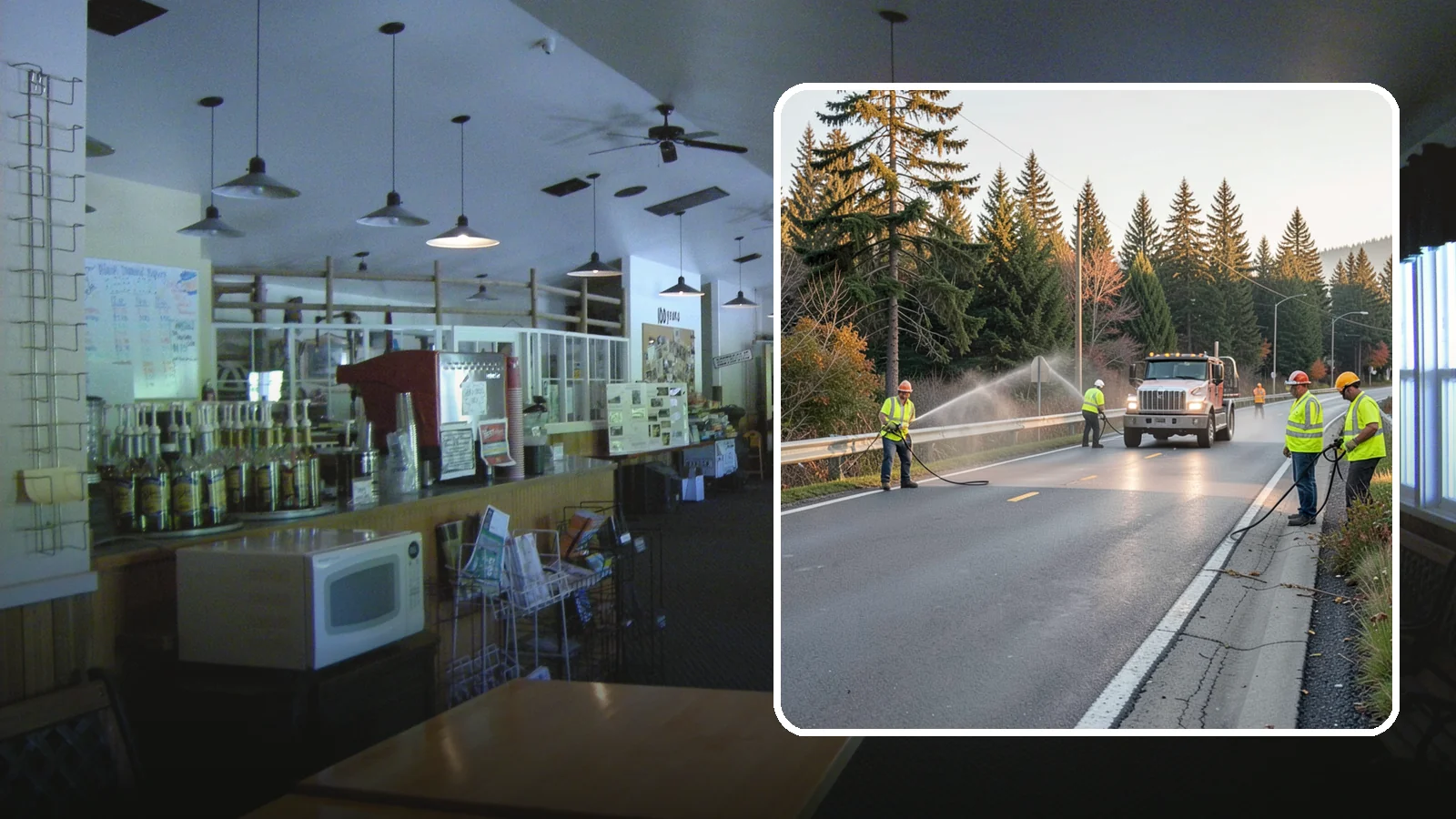 Roadside Spraying in Black Diamond, King County, WA - Vegetation suppression along road shoulders, guardrails, and rights-of-way to preserve sight lines and drainage function.