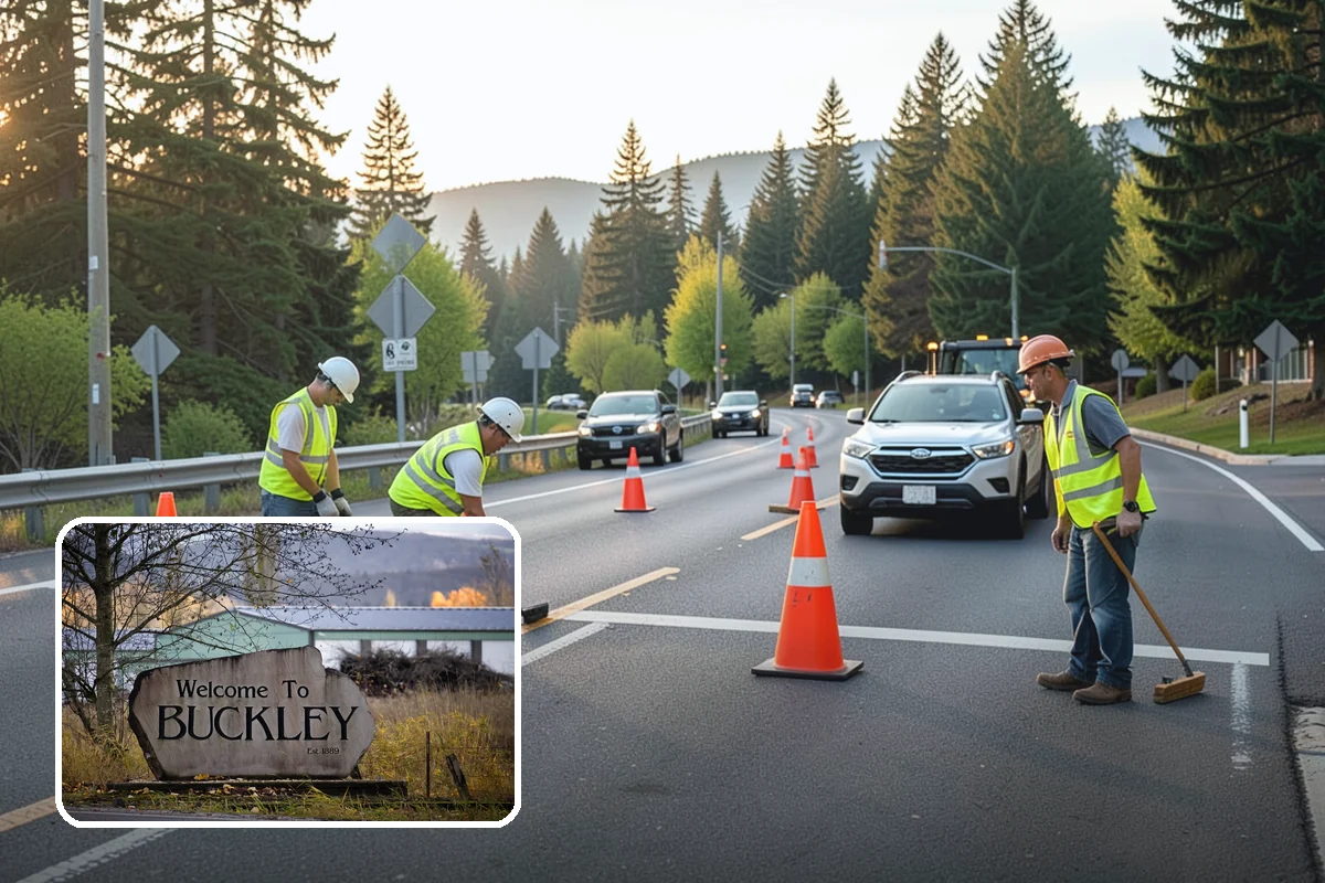 Roadside Spraying in Buckley, Pierce County, WA - Restores clear sight distance at curves, intersections, and signage
