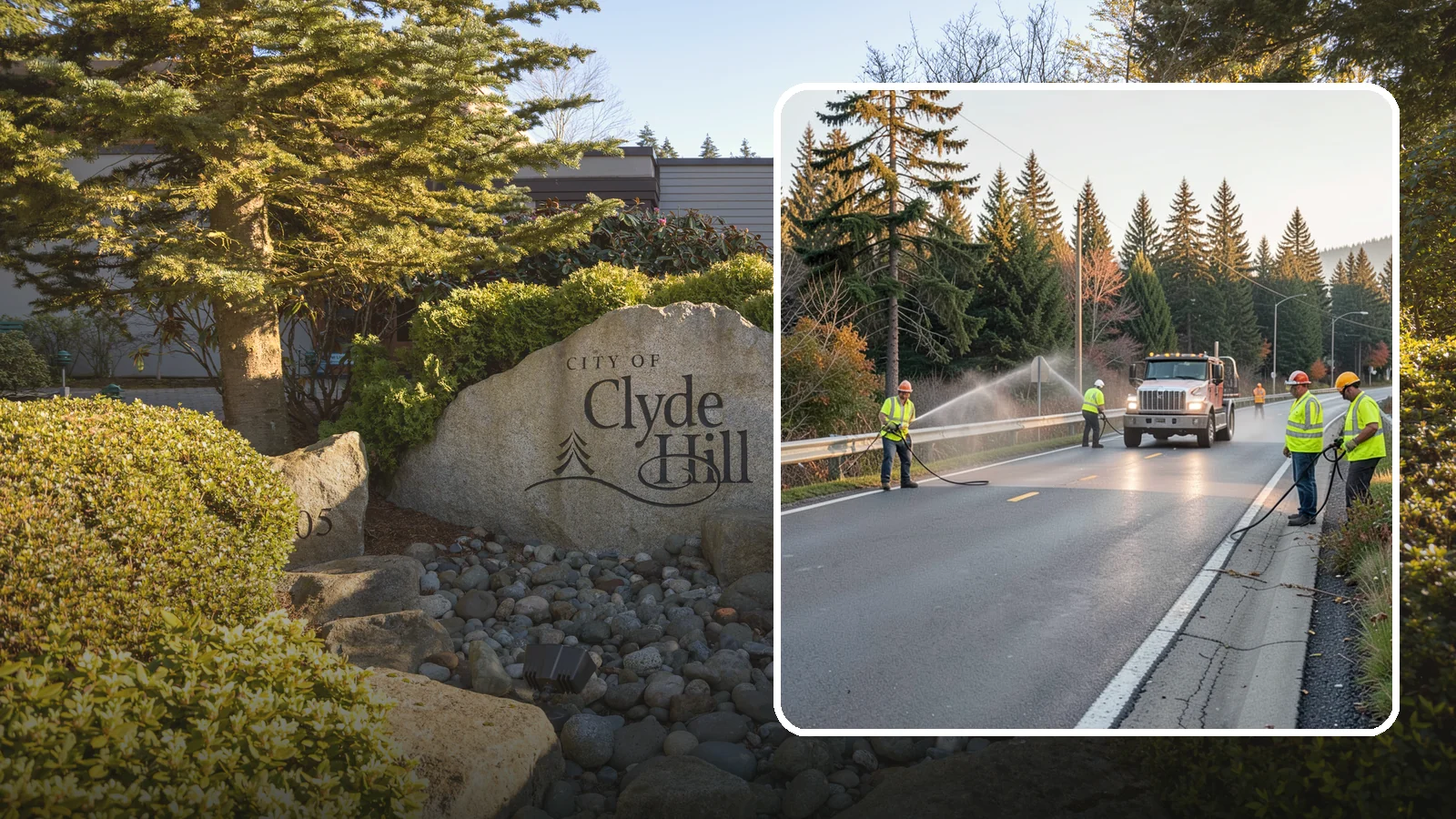 Roadside Spraying in Clyde Hill, King County, WA - Vegetation suppression along road shoulders, guardrails, and rights-of-way to preserve sight lines and drainage function.