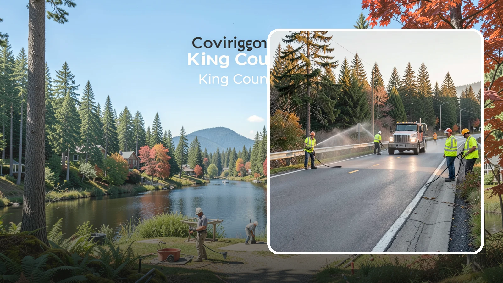 Roadside Spraying in Covington, King County, WA - Vegetation suppression along road shoulders, guardrails, and rights-of-way to preserve sight lines and drainage function.