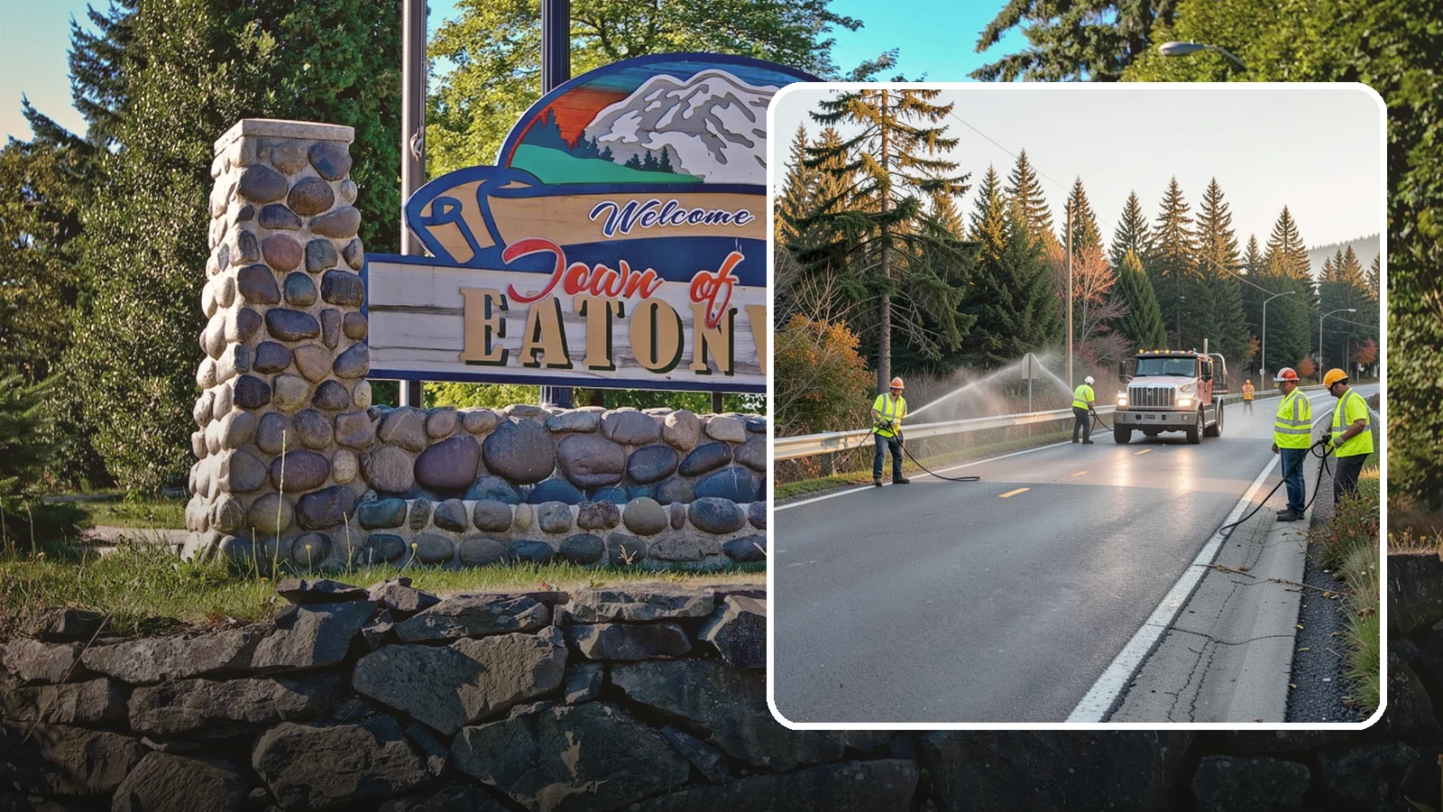 Roadside Spraying in Eatonville, Pierce County, WA - Vegetation suppression along road shoulders, guardrails, and rights-of-way to preserve sight lines and drainage function.