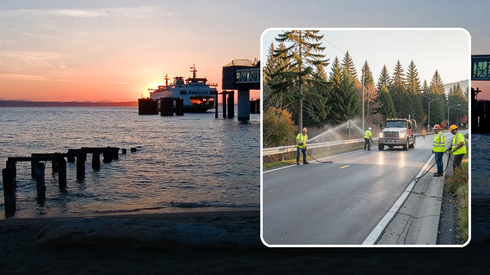 Roadside Spraying in Edmonds, Snohomish County, WA - Vegetation suppression along road shoulders, guardrails, and rights-of-way to preserve sight lines and drainage function.