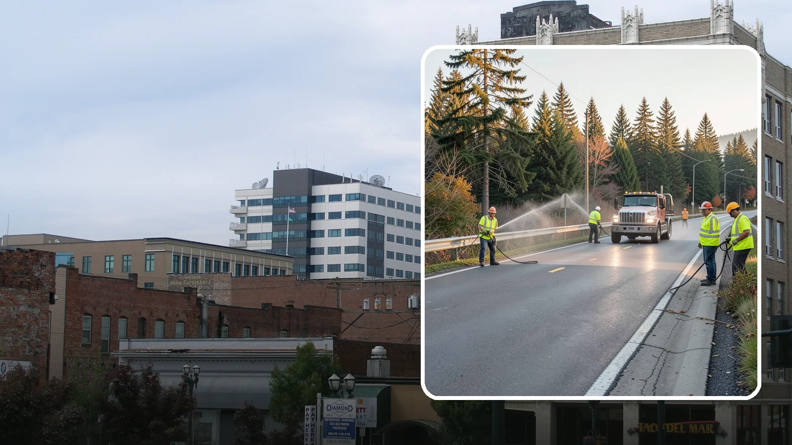 Roadside Spraying in Everett, Snohomish County, WA - Vegetation suppression along road shoulders, guardrails, and rights-of-way to preserve sight lines and drainage function.