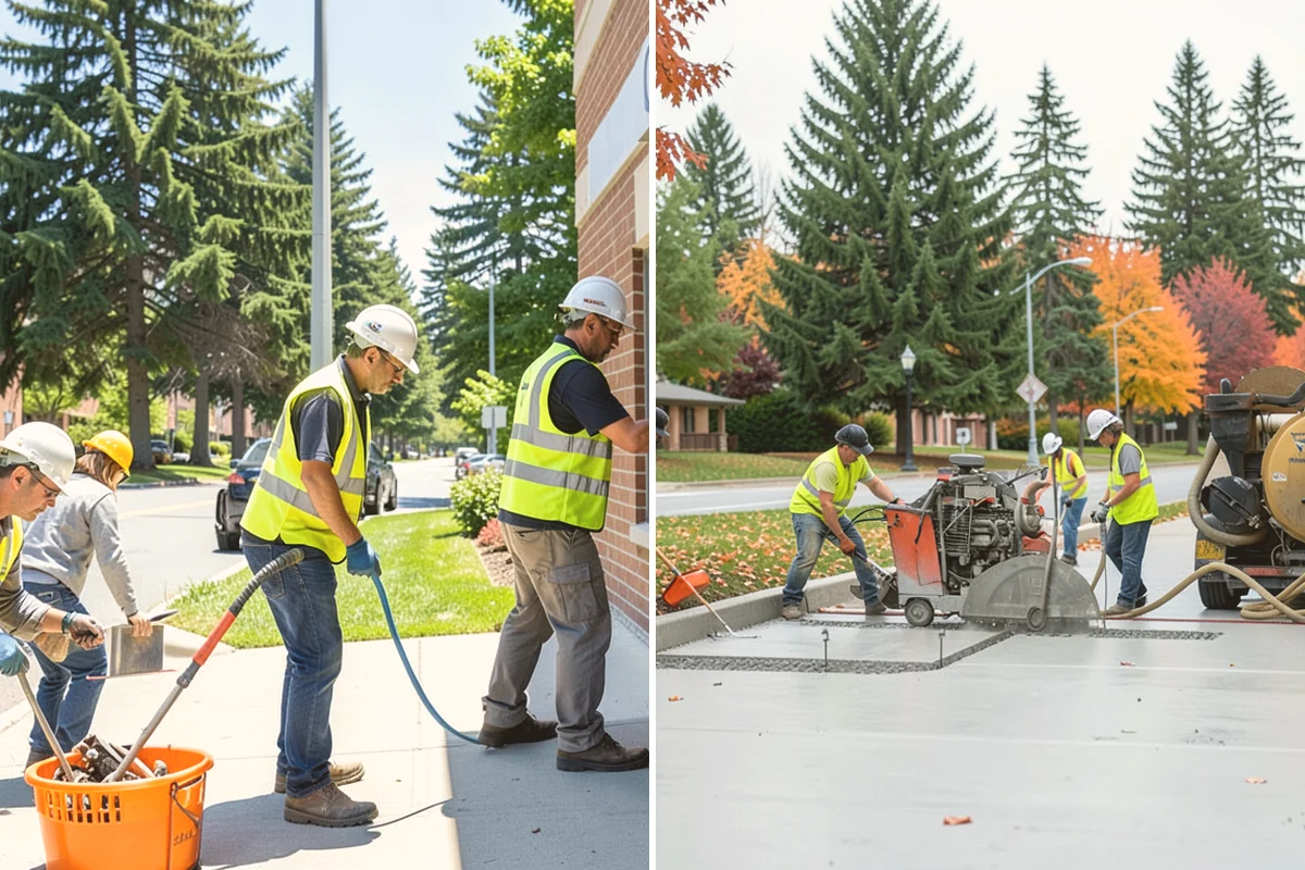 Roadside Spraying in Kirkland, King County, WA - Survey the route and flag guardrail, sign, and drainage priority segments