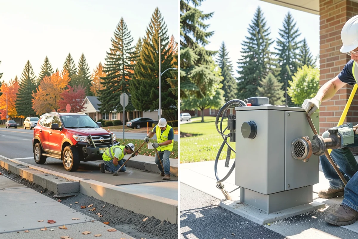 Roadside Spraying in Lake Stevens, Snohomish County, WA - Survey the route and flag guardrail, sign, and drainage priority segments
