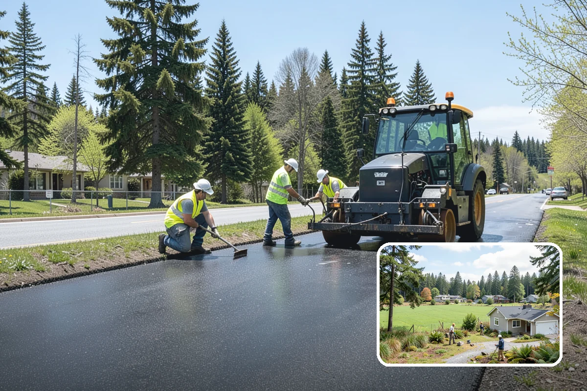 Roadside Spraying in Lyman, Skagit County, WA - Restores clear sight distance at curves, intersections, and signage
