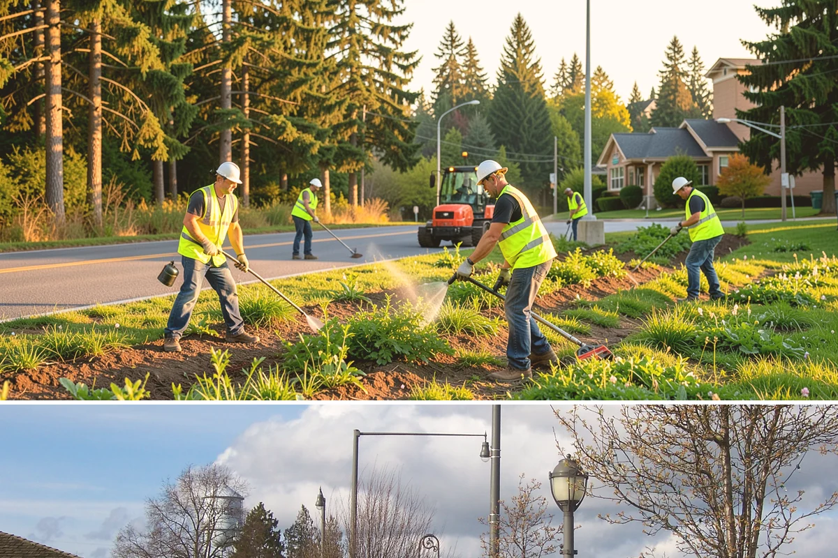 Roadside Spraying in Marysville, Snohomish County, WA - Roadside programs typically run in two passes, an early-summer knockdown and a late-summer touch-up, to hold growth through the...