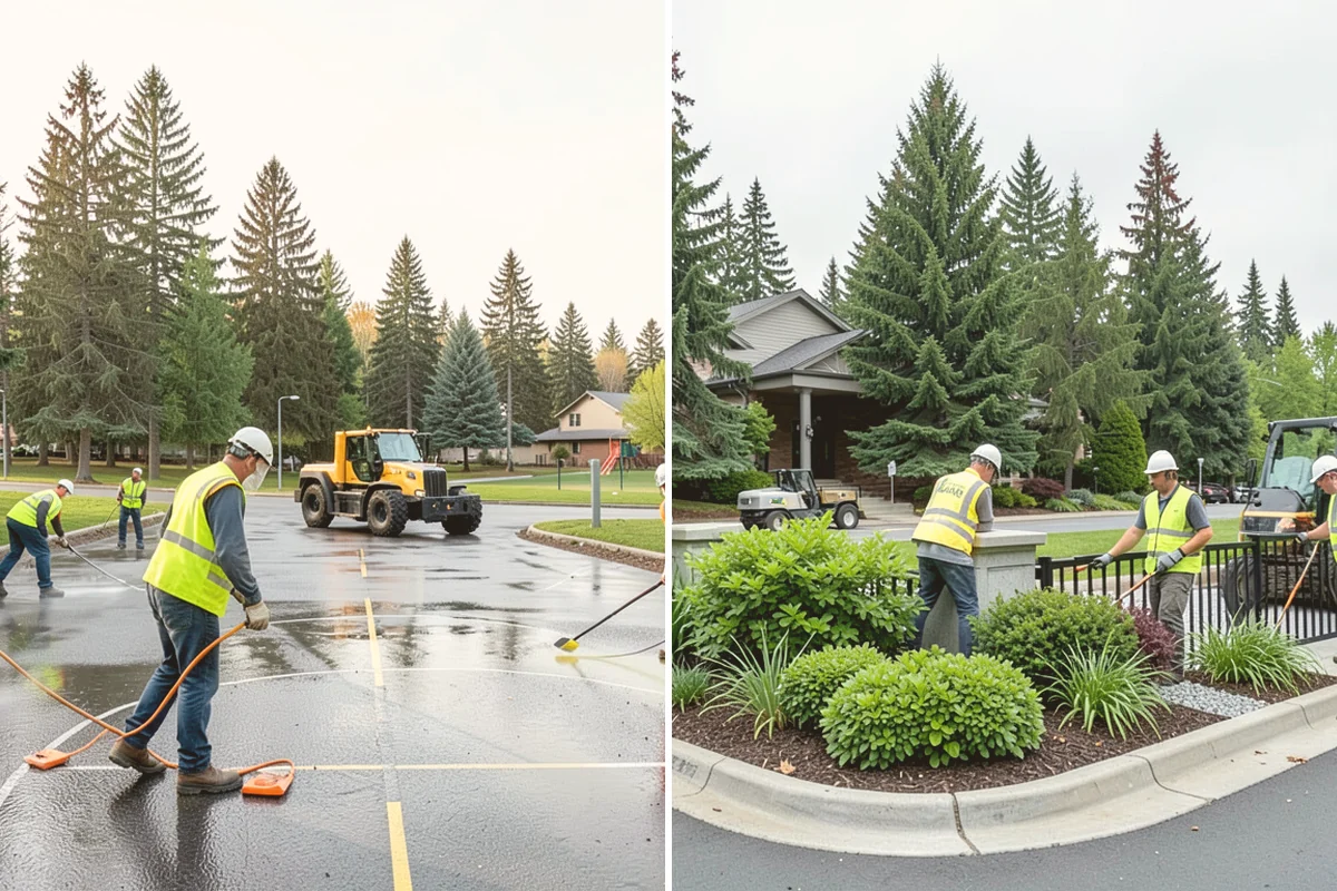 Roadside Spraying in Milton, King County, WA - Survey the route and flag guardrail, sign, and drainage priority segments