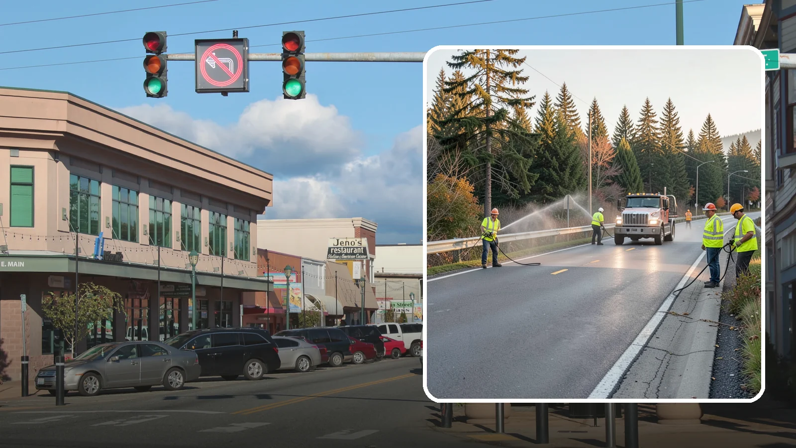 Roadside Spraying in Monroe, Snohomish County, WA - Vegetation suppression along road shoulders, guardrails, and rights-of-way to preserve sight lines and drainage function.