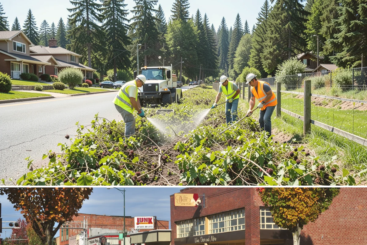 Roadside Spraying in Puyallup, Pierce County, WA - Roadside programs typically run in two passes, an early-summer knockdown and a late-summer touch-up, to hold growth through the...