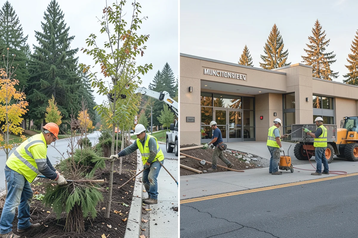 Roadside Spraying in Renton, King County, WA - Survey the route and flag guardrail, sign, and drainage priority segments