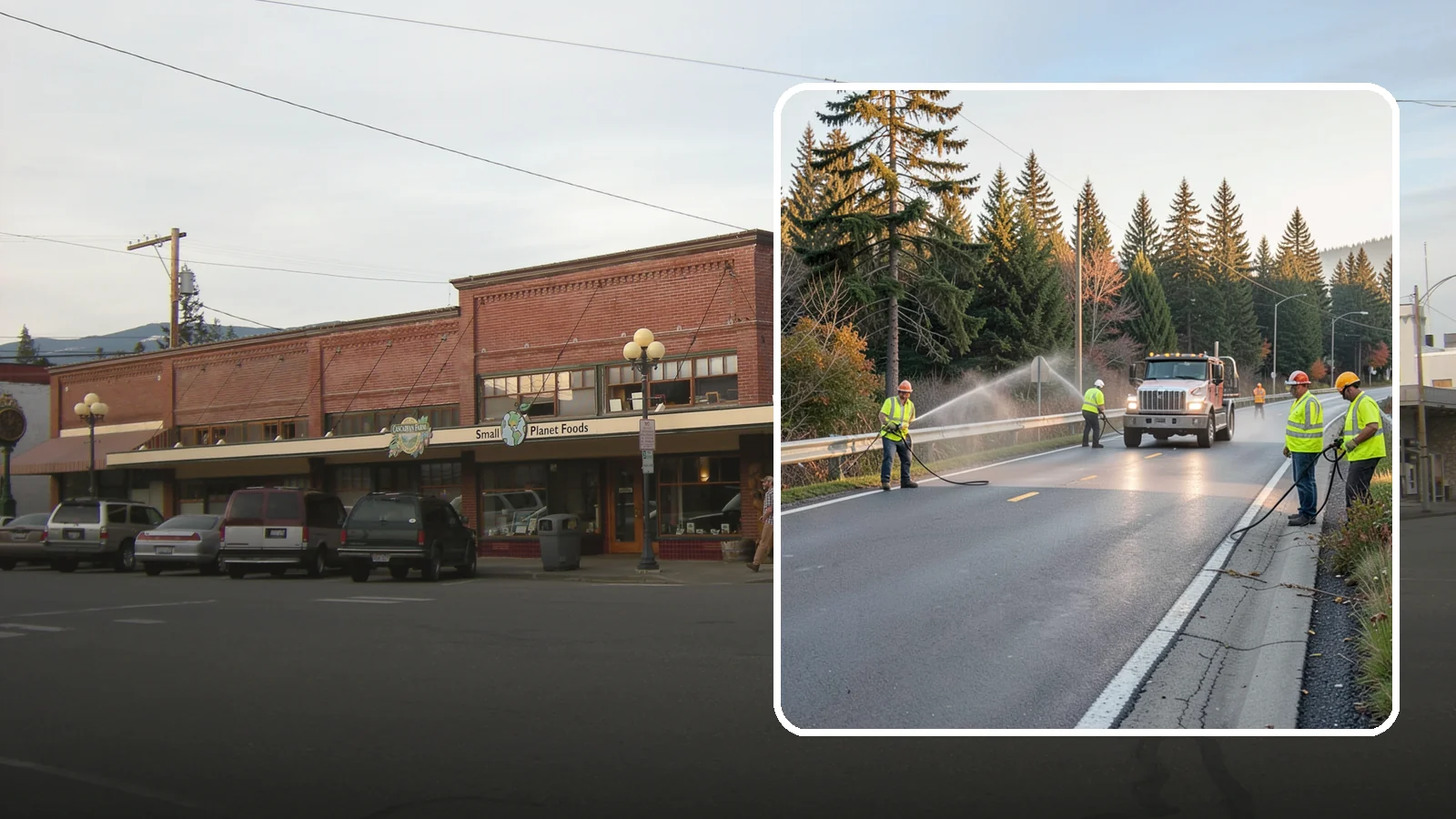 Roadside Spraying in Sedro-Woolley, Skagit County, WA - Vegetation suppression along road shoulders, guardrails, and rights-of-way to preserve sight lines and drainage function.