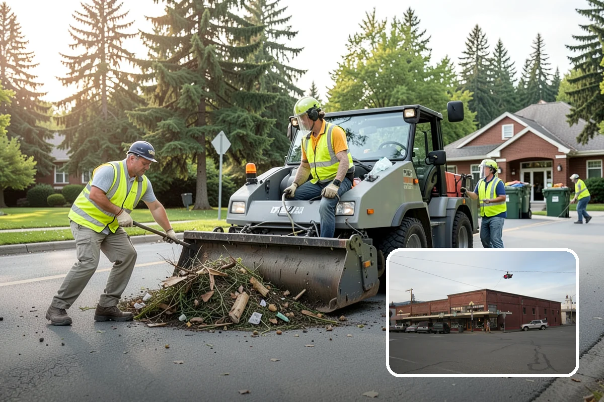 Roadside Spraying in Sedro-Woolley, Skagit County, WA - Restores clear sight distance at curves, intersections, and signage