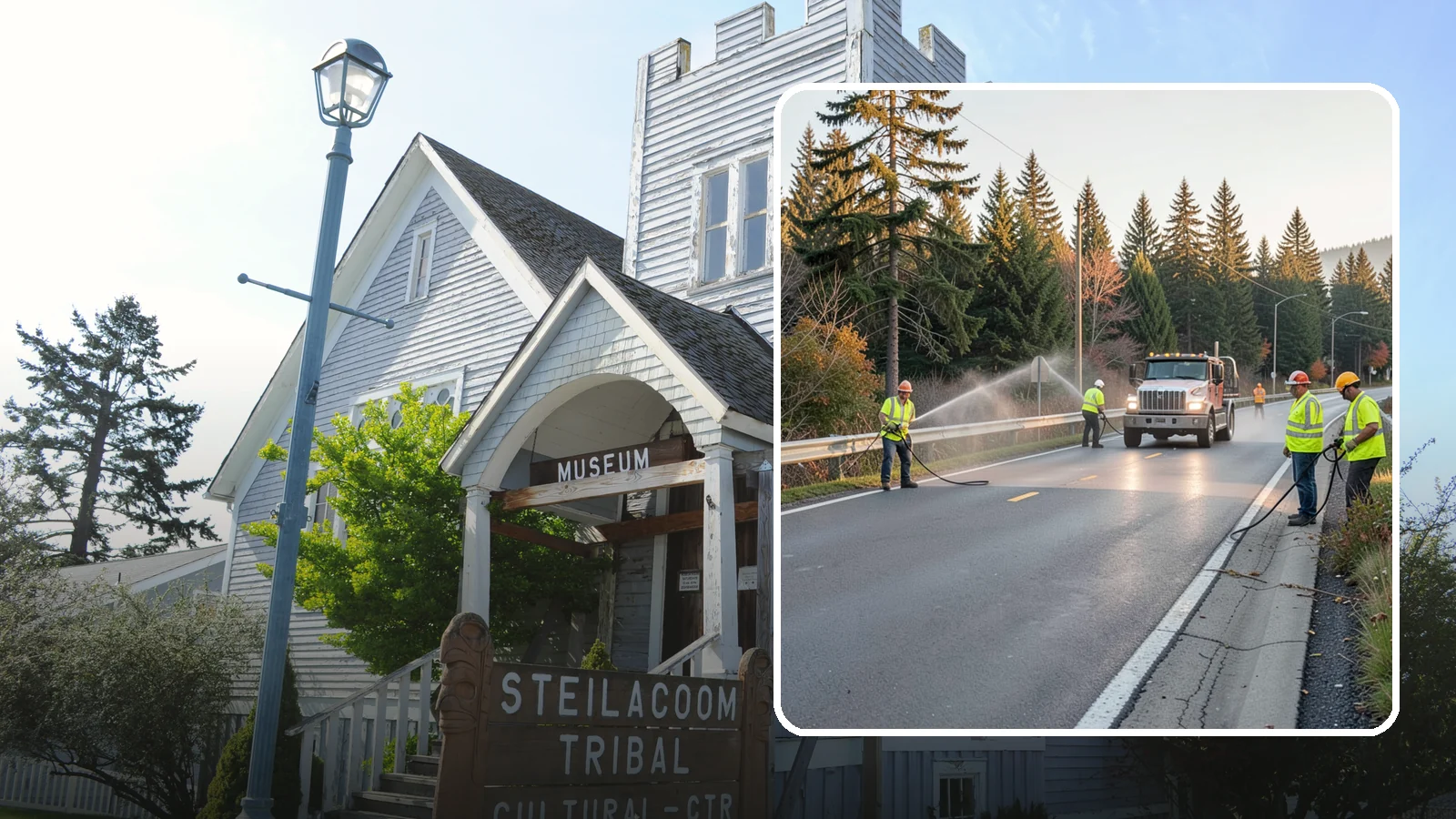 Roadside Spraying in Steilacoom, Pierce County, WA - Vegetation suppression along road shoulders, guardrails, and rights-of-way to preserve sight lines and drainage function.