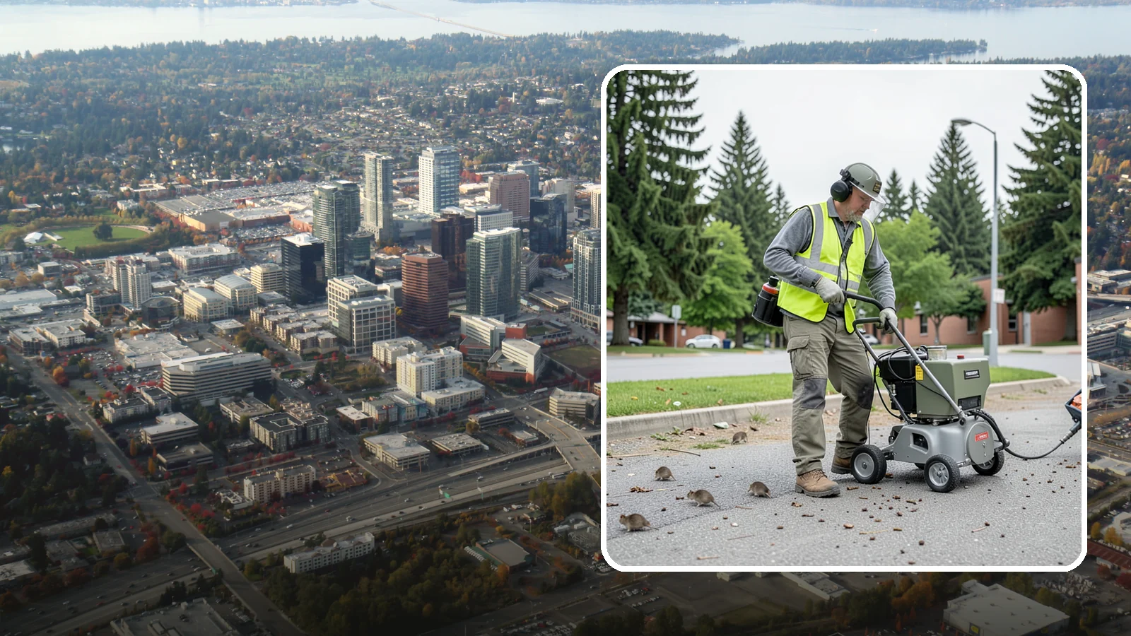 Rodent Abatement in Bellevue, King County, WA - Integrated rodent abatement that controls rat and mouse populations at public facilities and grounds.