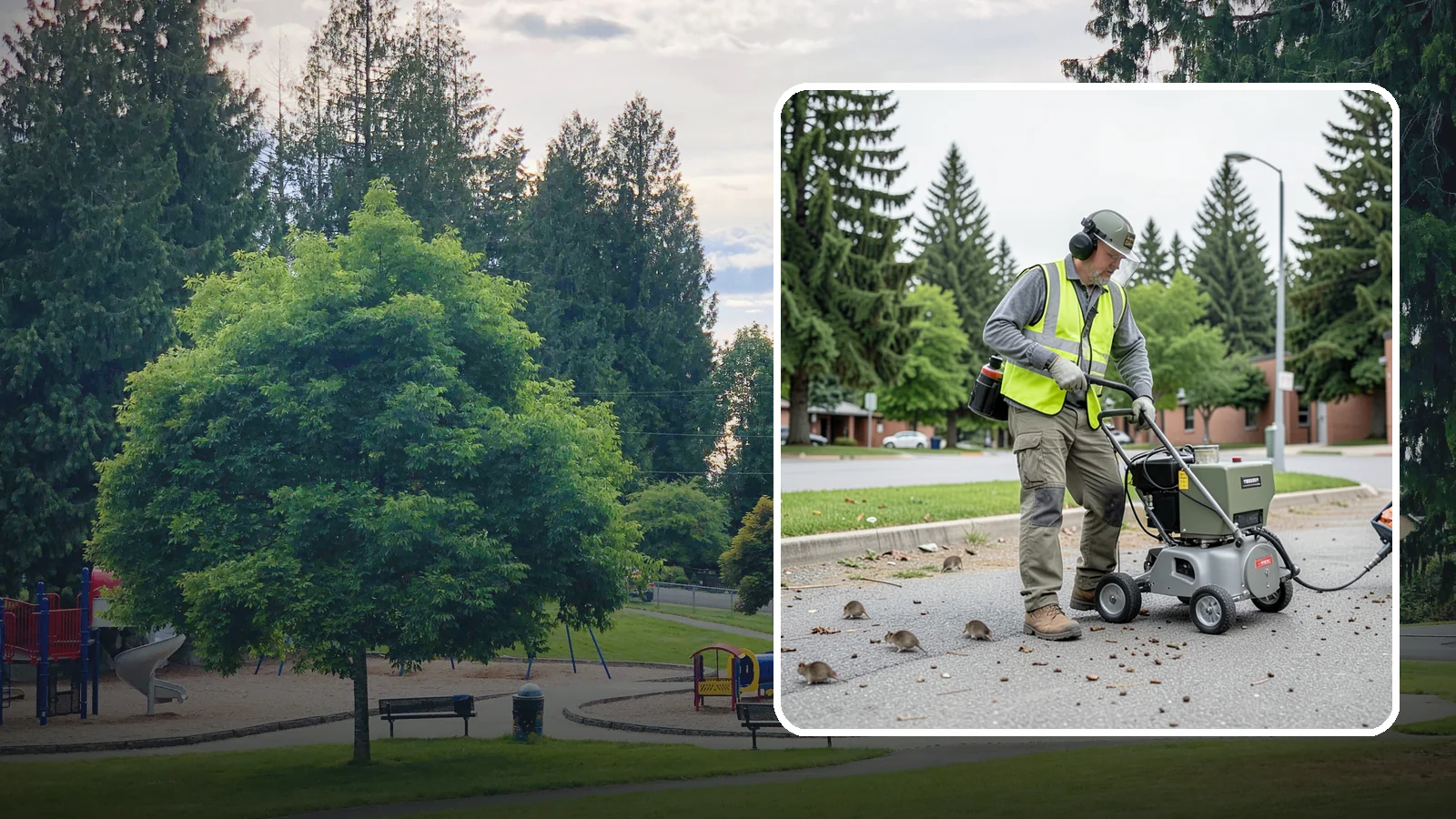 Rodent Abatement in Bonney Lake, Pierce County, WA - Integrated rodent abatement that controls rat and mouse populations at public facilities and grounds.