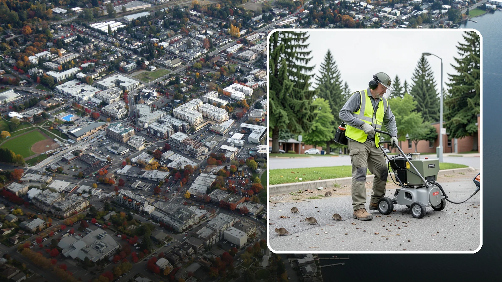 Rodent Abatement in Kirkland, King County, WA - Integrated rodent abatement that controls rat and mouse populations at public facilities and grounds.