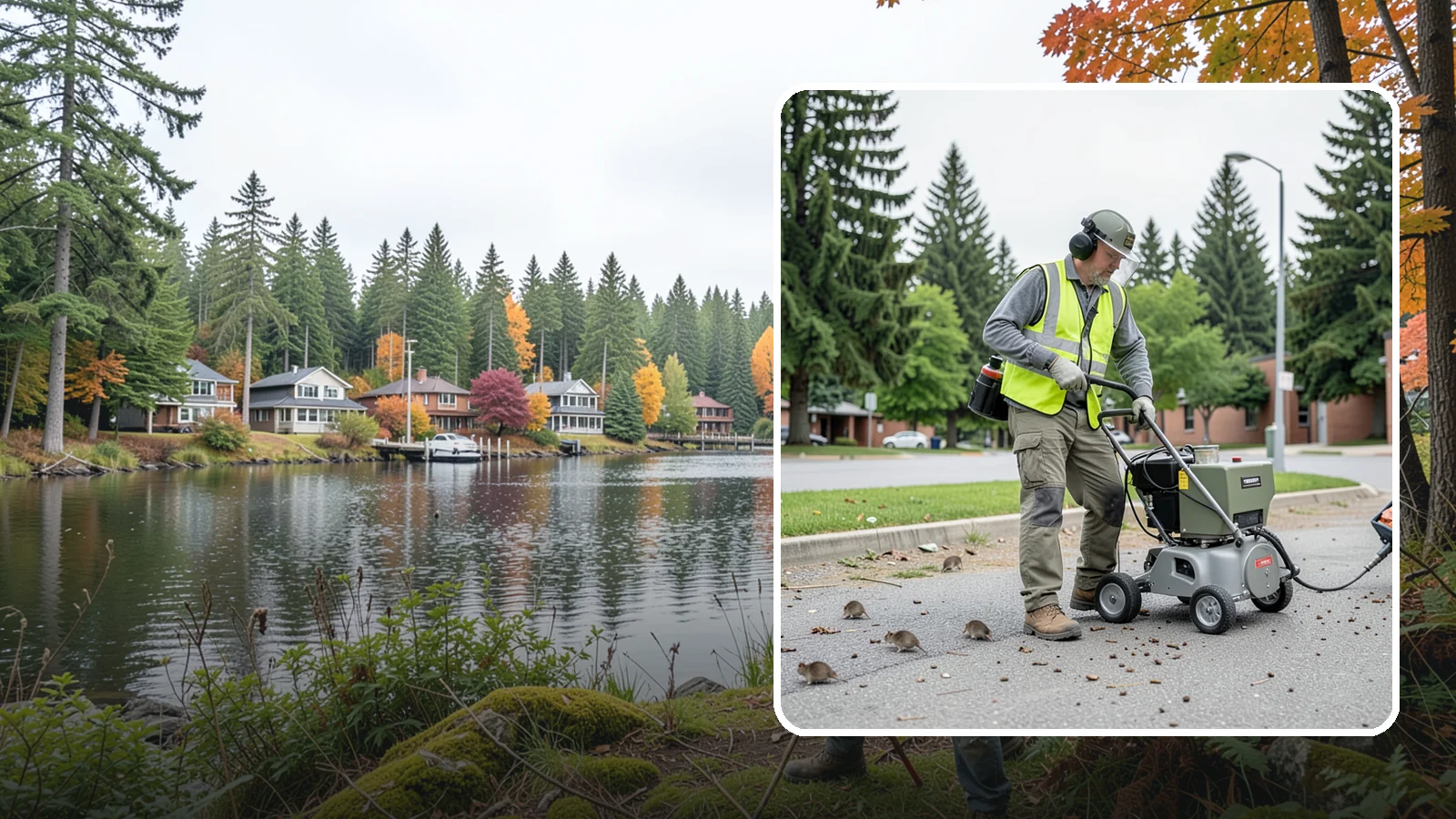 Rodent Abatement in La Conner, Skagit County, WA - Integrated rodent abatement that controls rat and mouse populations at public facilities and grounds.
