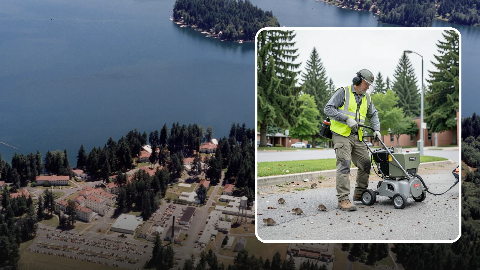 Rodent Abatement in Lakewood, Pierce County, WA - Integrated rodent abatement that controls rat and mouse populations at public facilities and grounds.