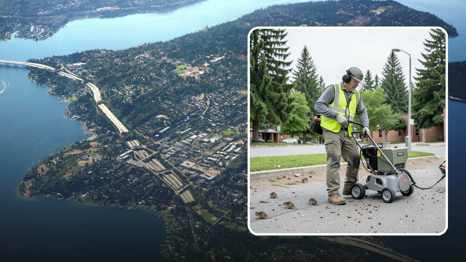 Rodent Abatement in Mercer Island, King County, WA - Integrated rodent abatement that controls rat and mouse populations at public facilities and grounds.