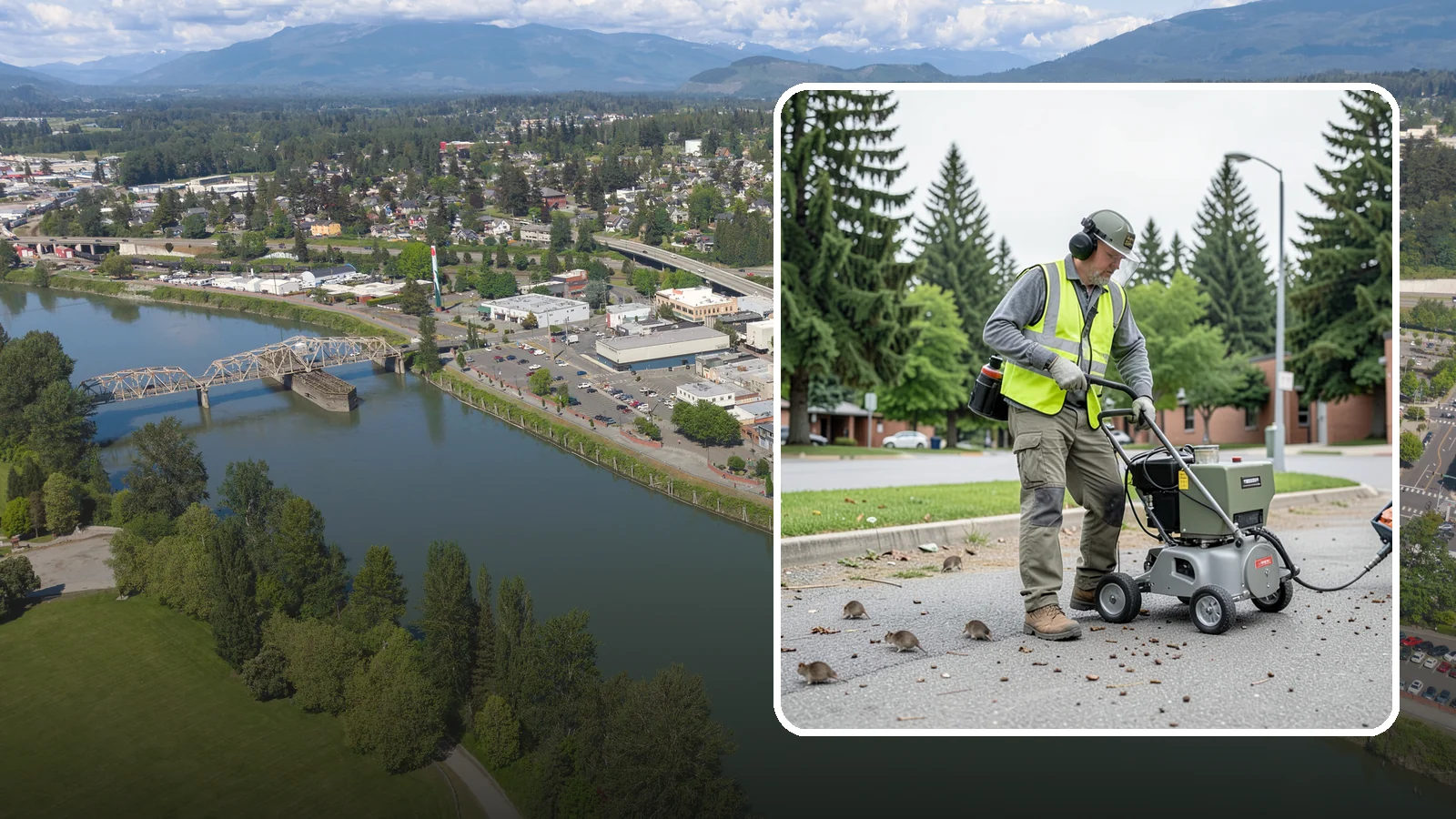 Rodent Abatement in Mount Vernon, Skagit County, WA - Integrated rodent abatement that controls rat and mouse populations at public facilities and grounds.